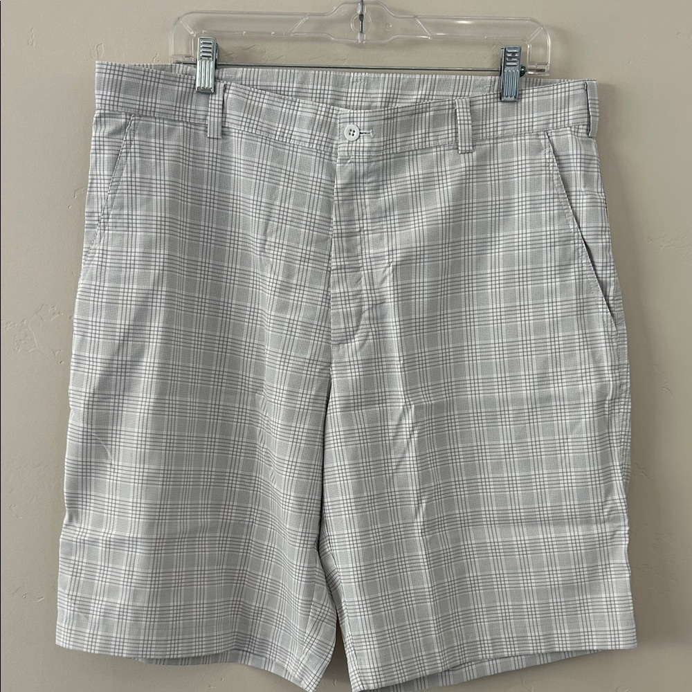 Nike Light Gray Plaid Men's Shorts